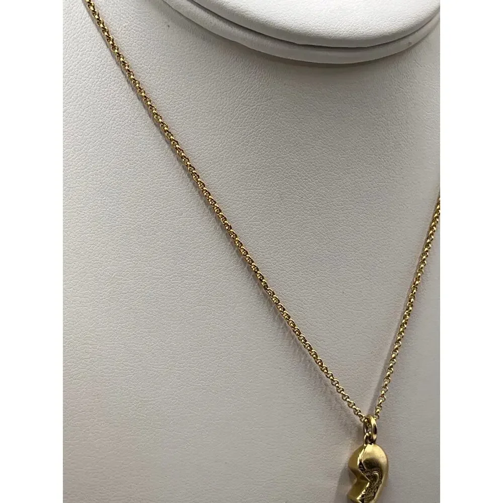 Juicy Couture Friends Forever Half Heart Broken Heart Gold Tone‎ Necklace